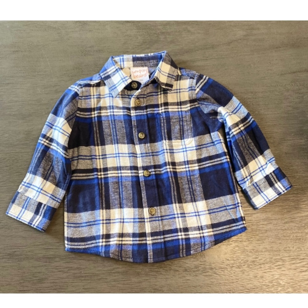 Bundle 2 Toddler plaid polos